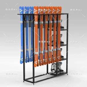 스키 거치대 스노우보드 보드샵 실내 보관 스키화