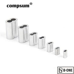 알루미늄 슬리브 와이어 크림프 페룰 코드 잠금 케이블 스토퍼 로프 하드웨어