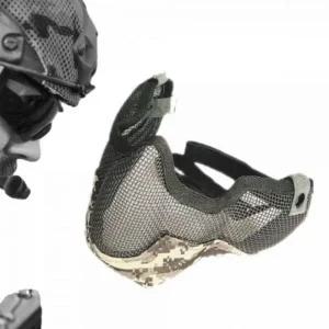 특수 반반 메시 통기 마스크 베이지 색상 보호용