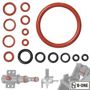 Saeco 커피 장치용 15개 실리콘 O-링 가스켓 씰 세트 브루잉 어셈블리 스파우트 커넥터 씰링 링 부품