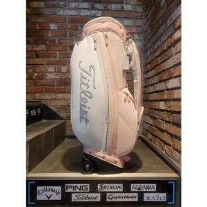 2025  바퀴휠백 화이트핑크 카트백 골프백 AS가능 후드커버포함