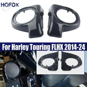 할리 투어링 FLHX 2014-2024 무도색 바이크 오토바이 전면 통풍형 하부 페어링 6.5인치 스피커 포드
