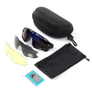 퍼펙트 3색 렌즈교체 편광안경 야간 스포츠선글라스