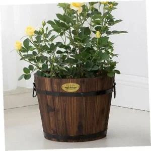 [셀러에이드]인테리어 원목 화분 빈티지 실내정원 커버 홈가든 소품