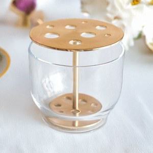 온빌린 프리츠한센 이케바나 화병 스몰 골드 꽃병