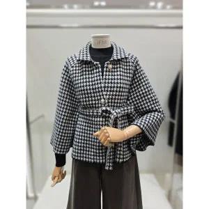 갤러리아 [이프네]하운드 체크 케이프 가디건 (IQ1WKC02)