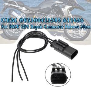 BMW 호환 GPS 수리 커넥터 3극용 611656 8330 0413585 전원 리드 하네스 30cm 바이크 오토바이 새 부품