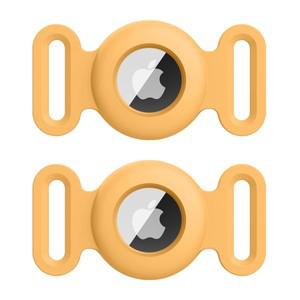 호환 Airtag 케이스에 대 한 실리콘 커버 개 고양이 고리 GPS 파인더 에어 태그 추적기 홀더에 다채로운