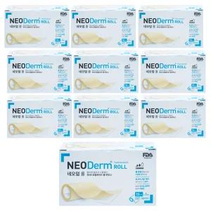 에버레이드 네오덤 롤 반창고 10cm X 1m X 10개 하이드로콜로이드 잘라쓰는 방수 밴드 테이프