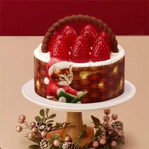 [배스킨라빈스] 초코를 품은 딸기 바스켓