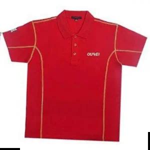 유니폼 빨강단추 티셔츠 체육대회 의상 스포츠 행사용