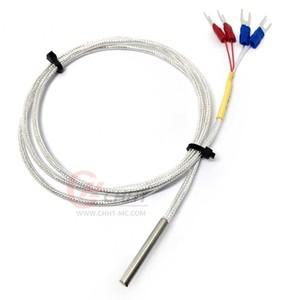 4코어 와이어 PT100 타입 열전대 센서 RTD