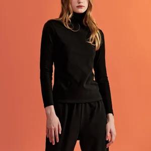 [스파오] [웜테크 에브리웨어] 여성 긴팔 터틀넥 (SPYVC4VU11-T)