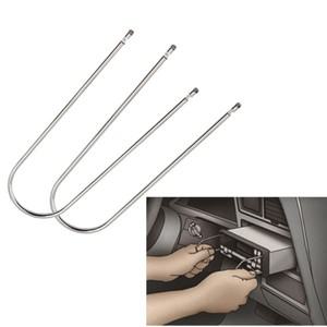 자동차 스테레오 라디오 제거 키 CD 체인저 분해 도구 포드 푸조 르노 닛산 2X