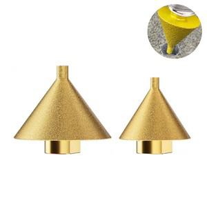 1PC 다이아몬드 모따기 기계 M10/M14 핸들 다기능 스톤 홀 드릴링 연마  트리밍 비트