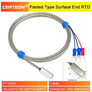 표면 온도 센서 PT100/K 고온용 열전대  열저항 스테인리스 스틸 산업용 정밀 설치 용이