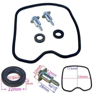 바이크 오토바이 부품 실린더 헤드 고무 링 씰링 가스켓 나사 오일 씰 WH150 CB125E KVXA KTE KTT SDH 혼다