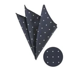 큐티 도트 네이비 행커치프 행커치프 도트 정장 실크 양복 단정 스타일