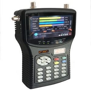 APC KPT-265ST + 1080P 위성 TV 파인더 디지털 FTA DVB-S2/T2/C 신호 감지기 수신기 Sat 조정을위한 4.3 인