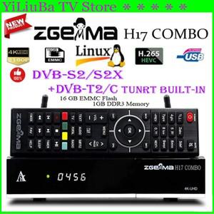 APC [호환 ] 최신 ZGEMMA H17 콤보 최고의 듀얼 모드 위성 TV 수신기 DVB S2X+DVB T2/C 4K UHD-2160P Enigm