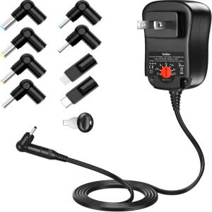 벨커 12W 유니버설 3V 4.5V 5V 6V 7.5V 9V 12V AC DC 어댑터 전원 공급 장치 가정용 전자 기기 라우터