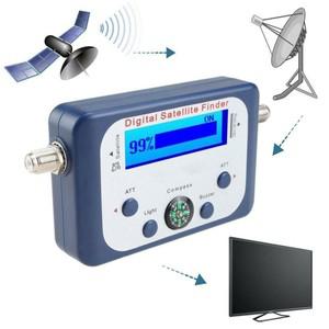 APC 나침반 부저 라이트가있는 LED 디지털 위성 파인더 Satlink 수용체 TV 신호 수신기 Sat 디코더 Satfind