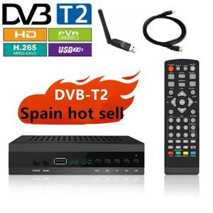 APC 이탈리아 스페인 프랑스 DVB-T2 H.265 HD 디지털 TV 수신기 DVB T2 S자동차t TDT 유럽 지상파 TV 튜너