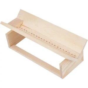 3 세트 나무 제본 펀칭 크래들 피어싱 가이드 책 바인딩 도구 책 애호가를 핸드 계정 바인딩 키트