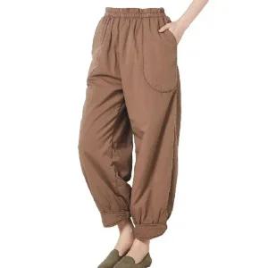 (빅) [애비뉴투지] 폭신폭신 면 솜 바지