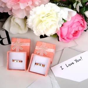 ( )선물포장 돌반지함 반지케이스 핑크