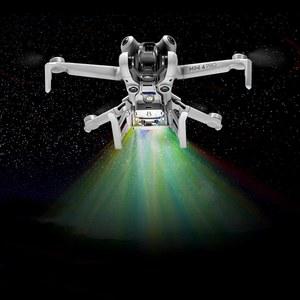 DJI Mini 4 Pro용 LED 랜딩 기어 레그, 어두운 경량 퀵 릴리스 하이 익스텐더 드론 액세서리로 빛나다