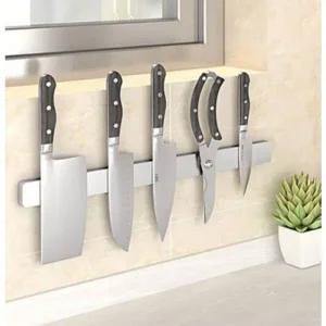 [골드스마일]자석 칼블럭 주방 정리대 스텐 무타공 40cm