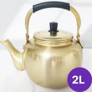 [골드스마일]양은 주전자 보리차용 가정업소용 전통차 주전자