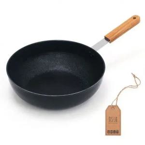 [골드스마일]겸용 우드 손잡이 다용도 볶음팬