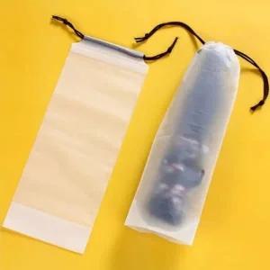 ( )반투명 우산 커버 단우산 케이스 파우치 우산 3단 방수커버 집 휴대용 가방 주머니 수납 보관