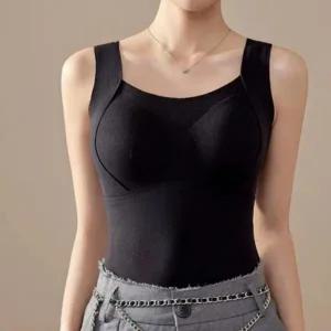 여성 속옷 보온 3D입체 겨울 나시 울실크 패드 5컬러