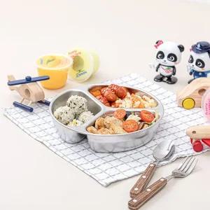 스텐 칸막이 찬합 2호 도시락 반찬통 다이어트 식판