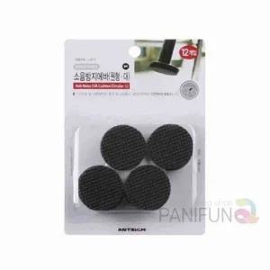 ( )퍼니 소음방지에바 블랙 12p 의자소음방지 의자벨트 의자발패드