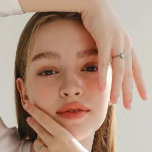 제이로렌 터키 클로버 원석 반지 R0644