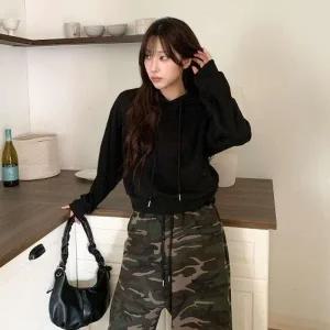 [다잇템] 여성 캐쥬얼 클래식 빅사이즈 맨투맨 후디 티셔츠_23901885_588872