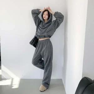 [다잇템] 여성 소매 아방 고무줄 시보리 빅사이즈 후디 티셔츠_23902162_588872