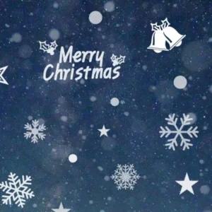 (상품색상 눈꽃장식 스티커 세트)메리크리스마스 크리스마스 눈꽃장식 세트 벽트리 스티커 장식