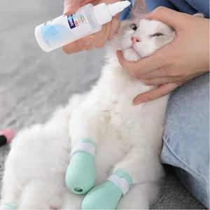 고양이 약넣기 발톱깎이 실리콘 양말 반려견신발