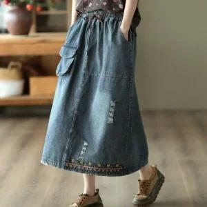 #마츠데님스커트