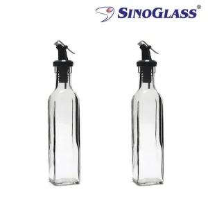 유리 오일병 250ml 2P 시럽용기 참기름 간장 소스통