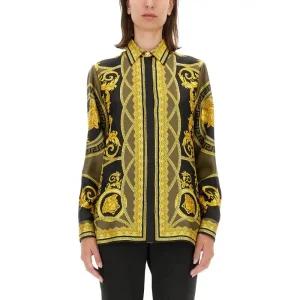 패턴 실크 레귤러핏 셔츠 1001360 1A115285BC60