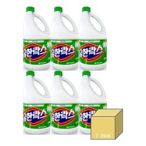 청결 유한락스 깨끗 냄새제거 후레쉬 6개입 청소