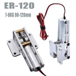 JP 7-8KG 취미 ER-120 후퇴 랜딩 기어 90-120mm 합금 CNC 전기 풀 메탈 제트기 RC 비행기 모델