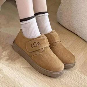 [라일리] Rly 여성 따뜻한 겨울신발 발편한 방한화 모카신 털신