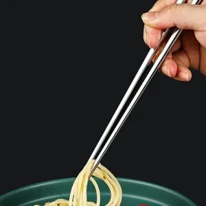 각인 민무늬 스텐 젓가락 이름 상호 쇠젓가락 세트 단체 생일 선물 기념일 답례품 업소용 부부 주문제작